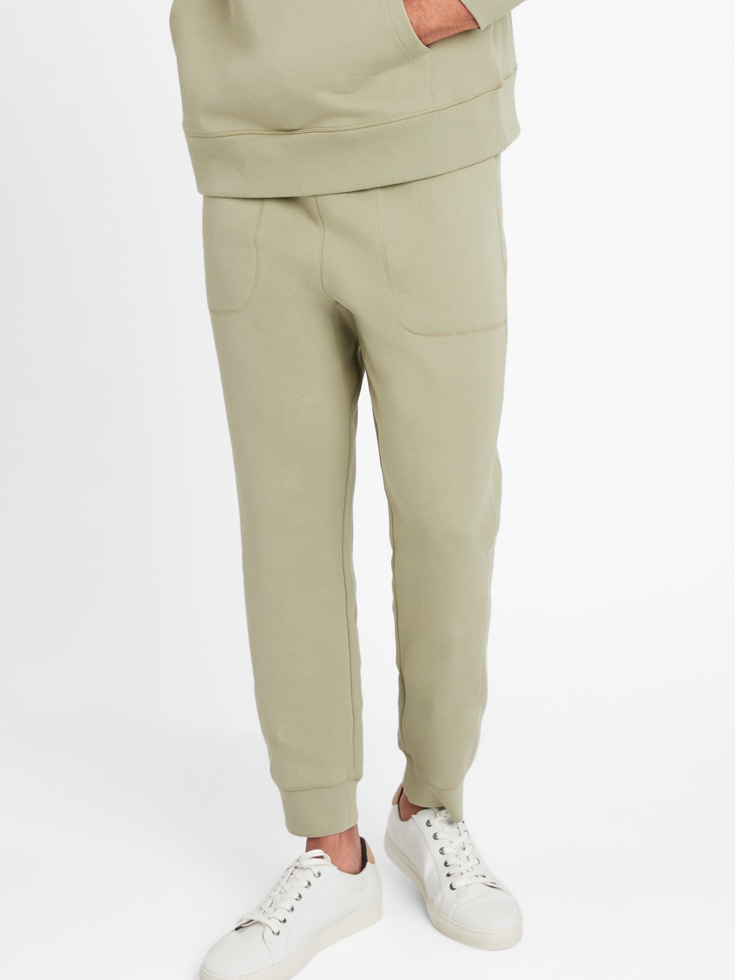 french terry jogger banana republic