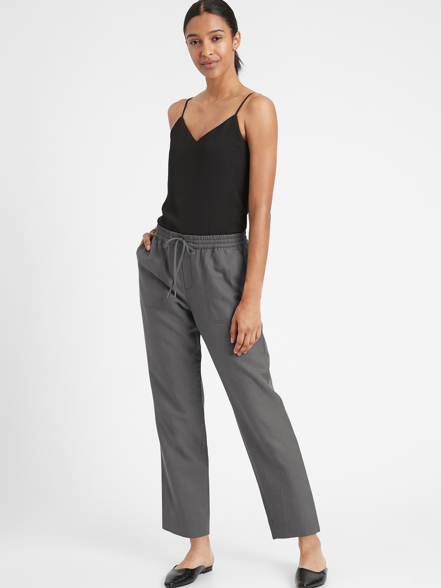 banana republic tencel soft cargo pant