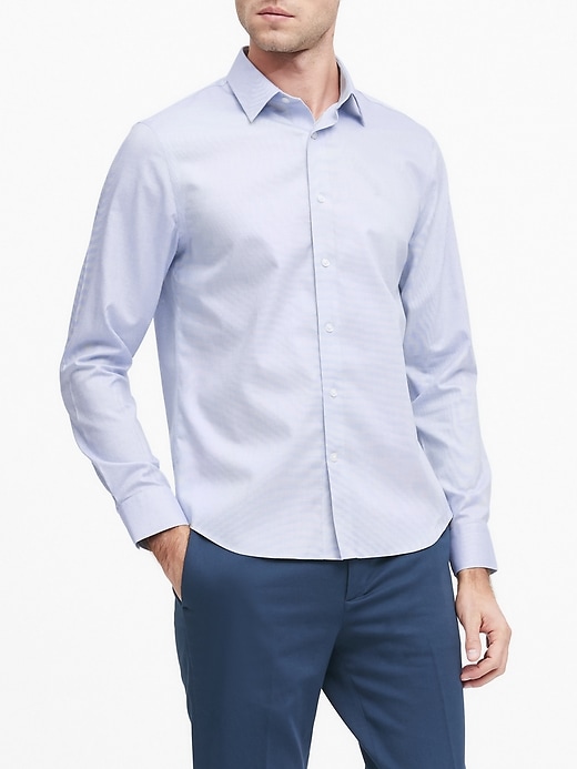 Untucked SlimFit NonIron Dress Shirt Banana Republic