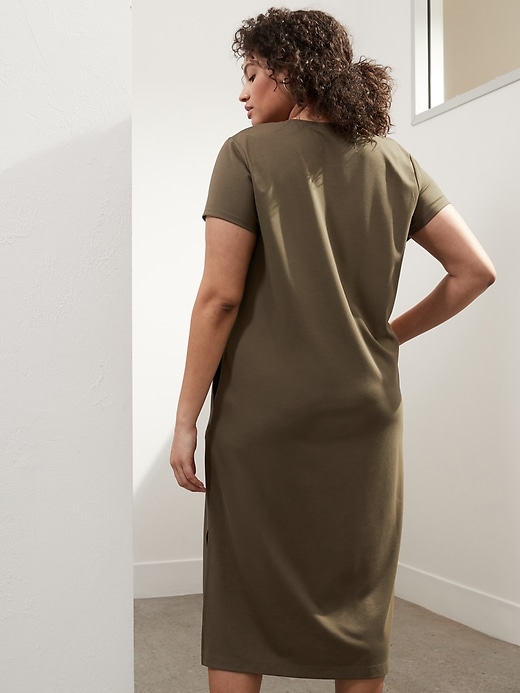 T-Shirt Dress with Side Slits | Banana Republic T-Shirt Dress with Side Slits | Banana Republic