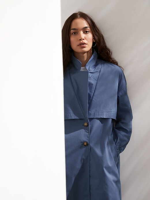 cocoon trench coat