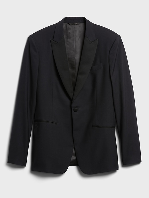 Image number 5 showing, Slim Navy Tuxedo Jacket