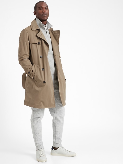 Image number 3 showing, Water-Resistant Trench Coat