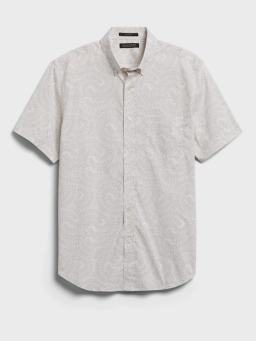 Banana Republic Slim-Fit Tech-Stretch Cotton Shirt. 1