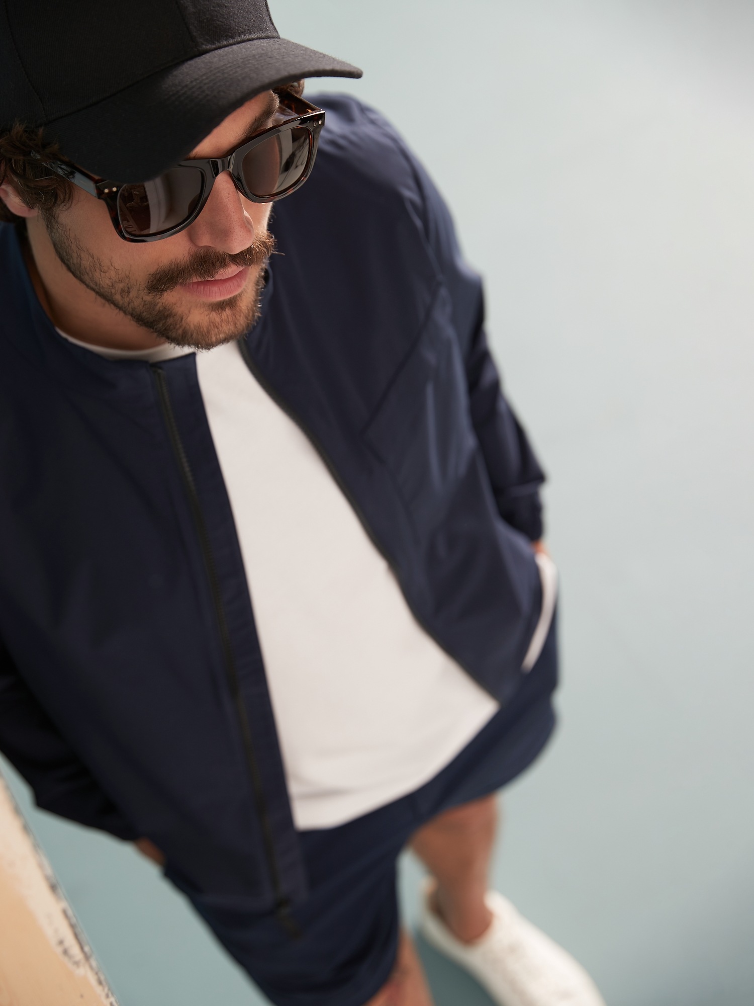 motion tech shirt jacket