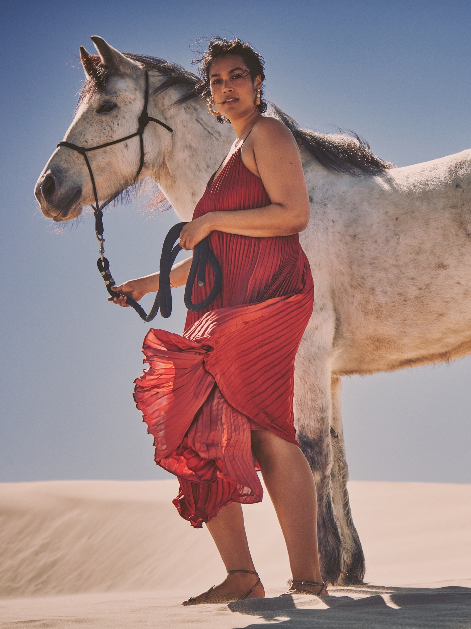 red dress banana republic