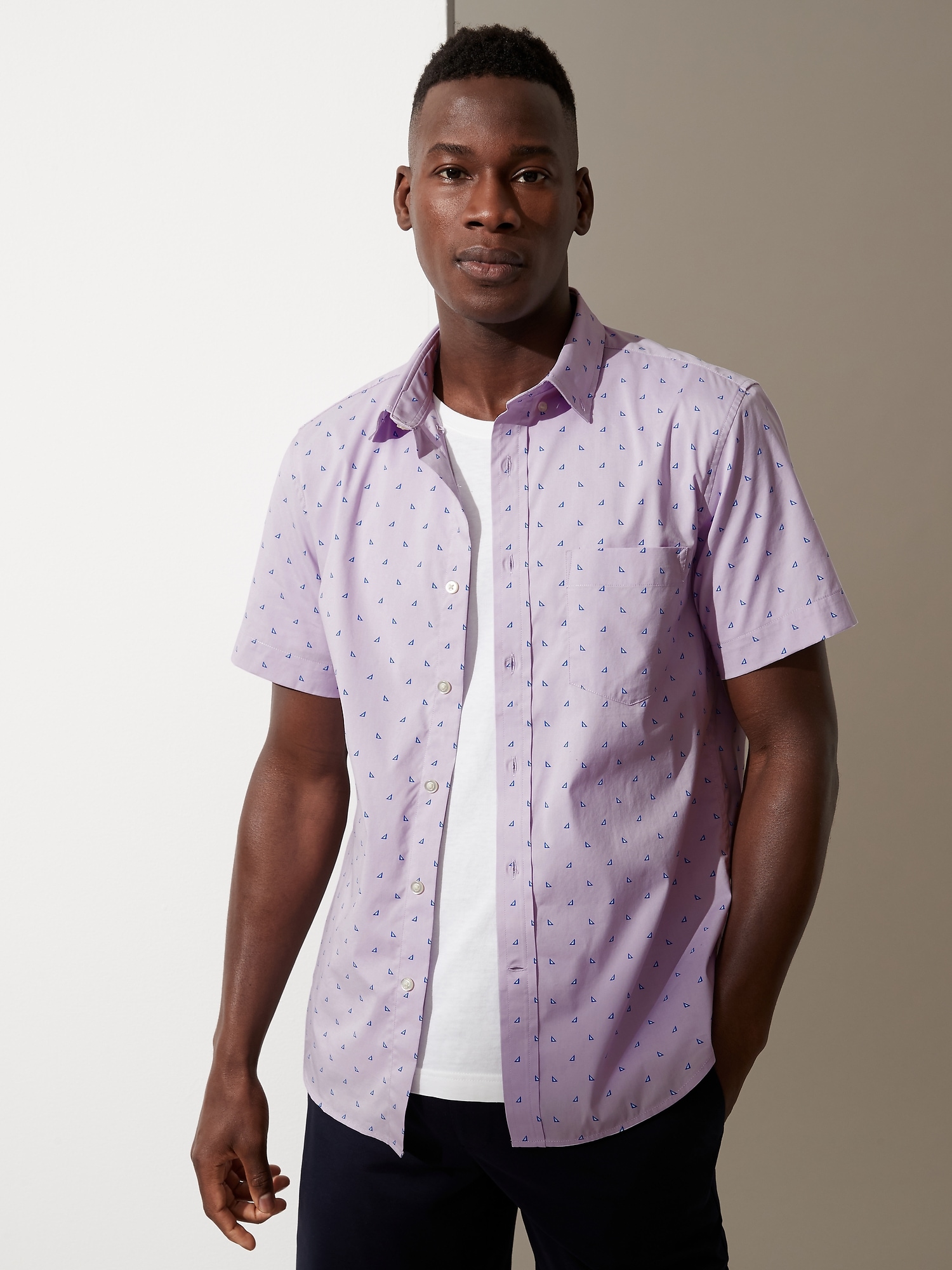BANANA REPUBLIC Purple Mens XXL 50 / 52 Stretchy 1/4 Zip Lightweight Sweat  Shirt on eBid Canada