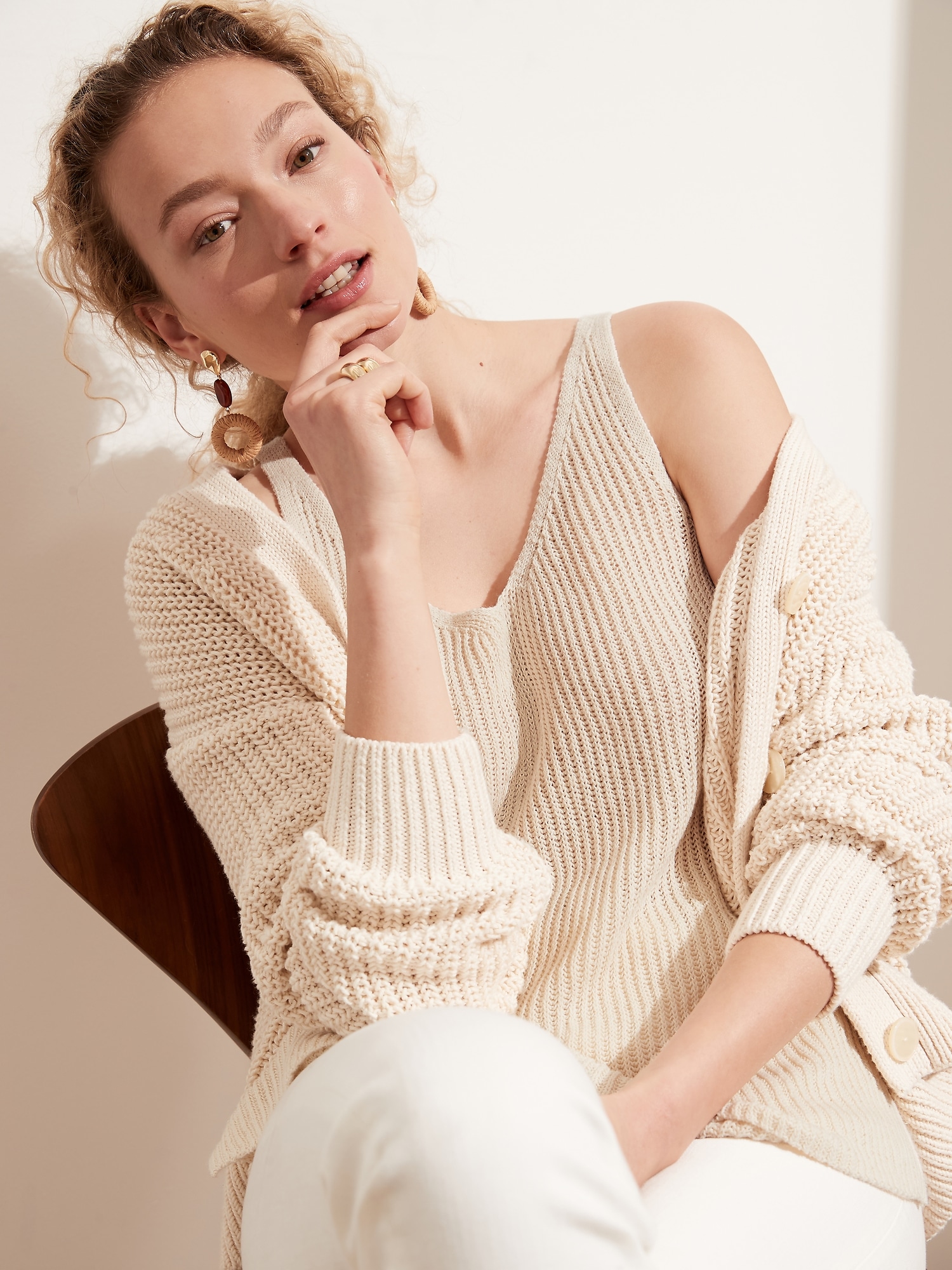linen sweater