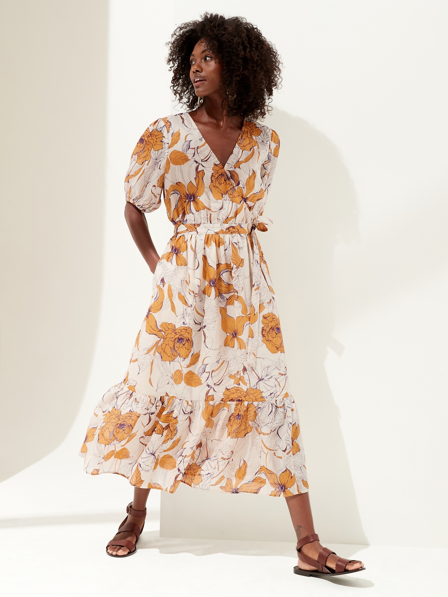 The limited wrap clearance dress