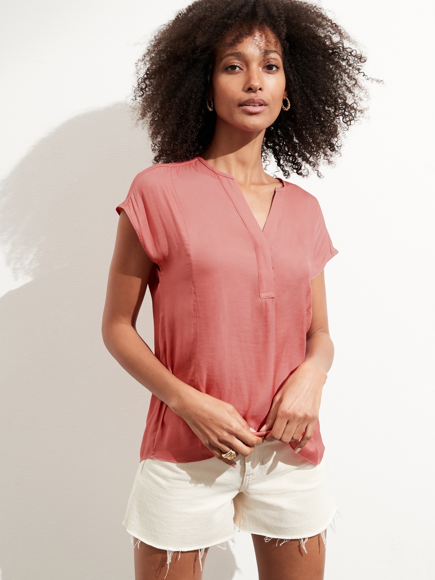 Pink Dolman Top