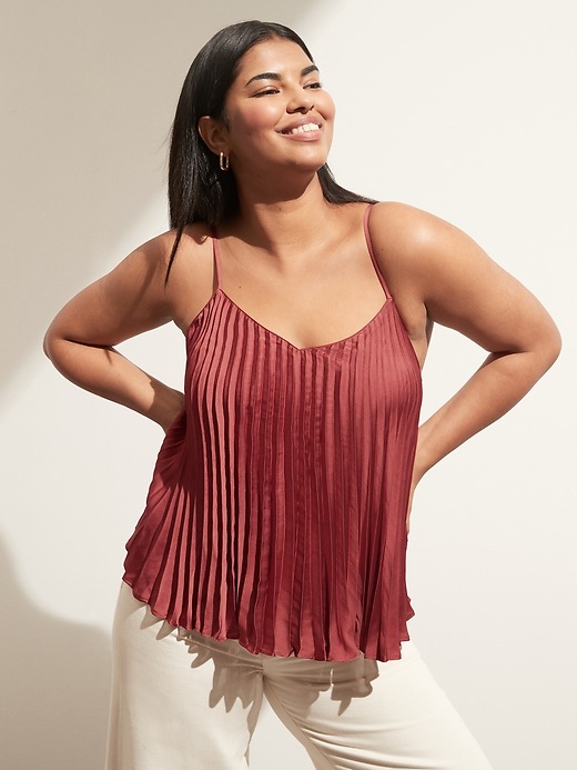 Pleated Camisole Top