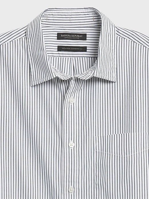 Image number 4 showing, Untucked Luxe Poplin Shirt