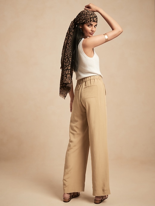 linen rayon pants