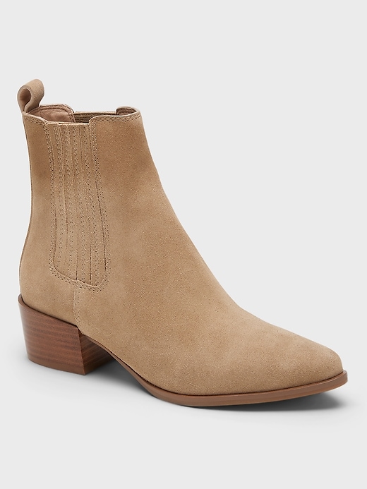 Banana Republic Suede Chelsea Boot. 1