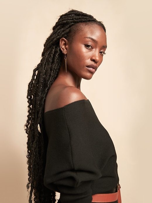 Off-Shoulder Dress | Banana Republic