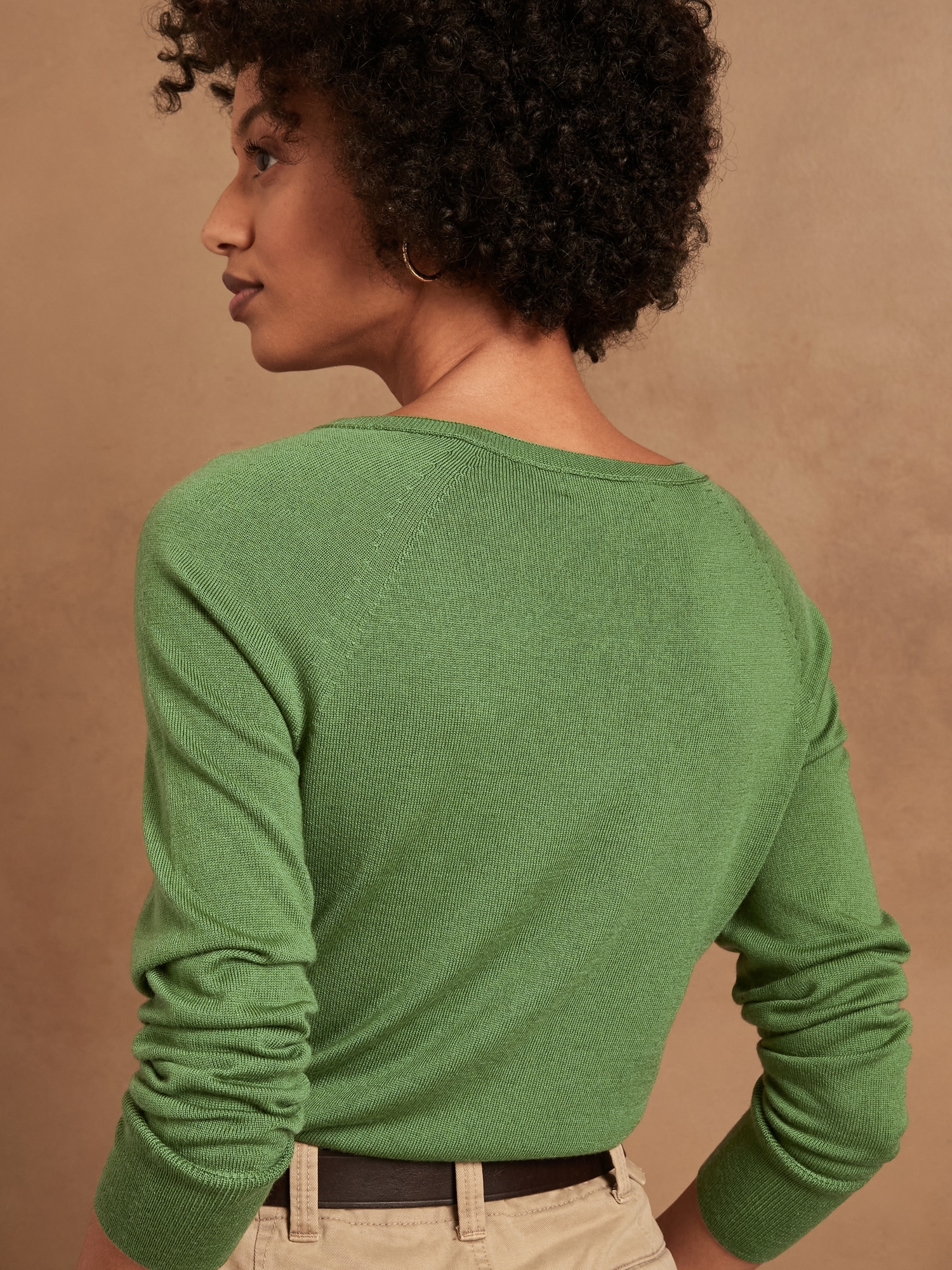 Lina Merino V-Neck Sweater