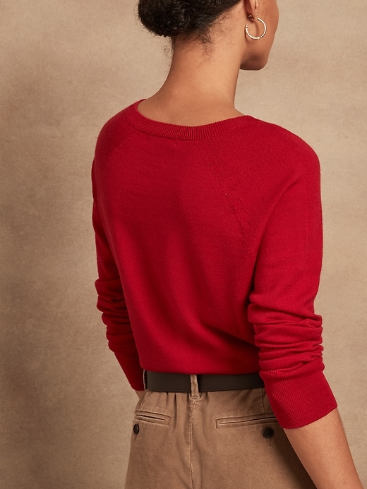 Seamless Merino CrewNeck Sweater in Responsible Wool