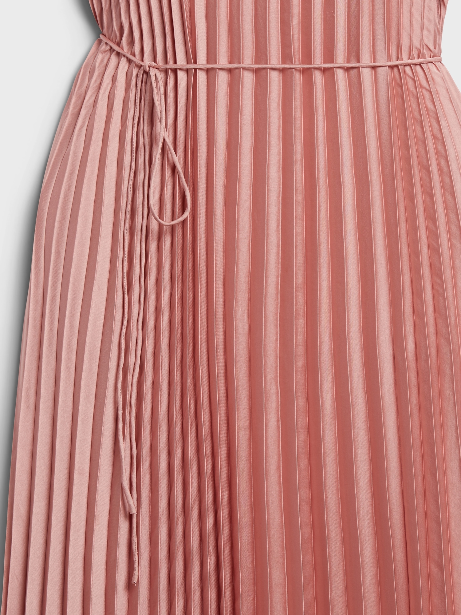 banana republic metallic pleated dress