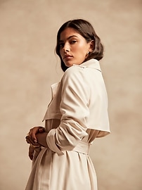 Soft Trench Coat Banana Republic