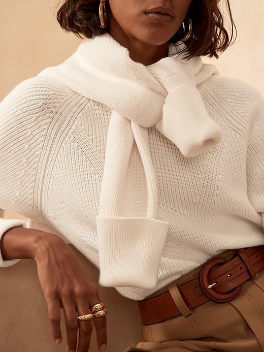 Image number 3 showing, Ribbed Sweater in Responsible Wool