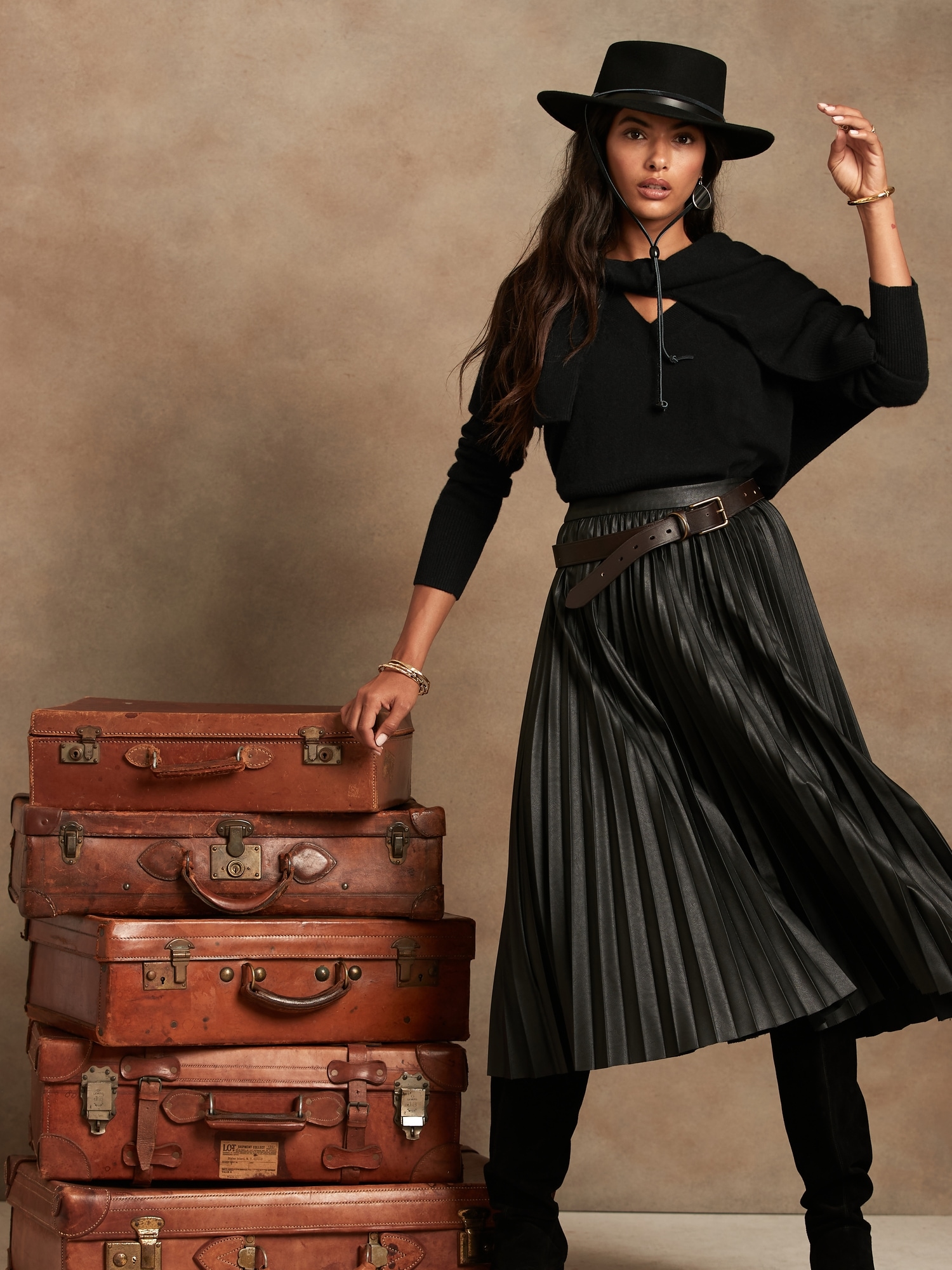 Maggia Cashmere V-Neck Sweater