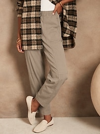 Straight-Fit Ankle Pant