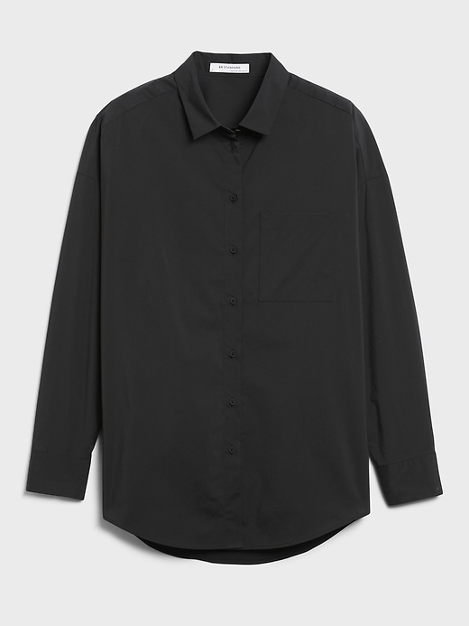 Image number 4 showing, BR SPORT Oversized Tech-Stretch Shirt