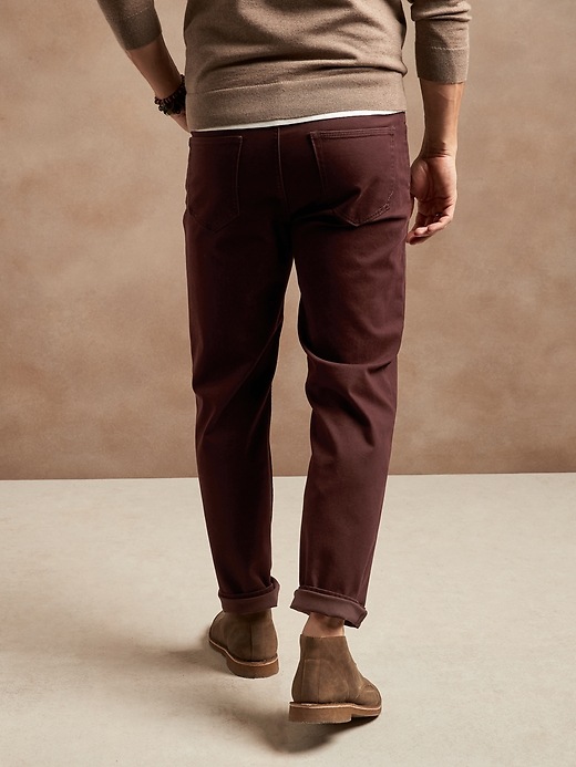 athletic tapered heathered traveler pant