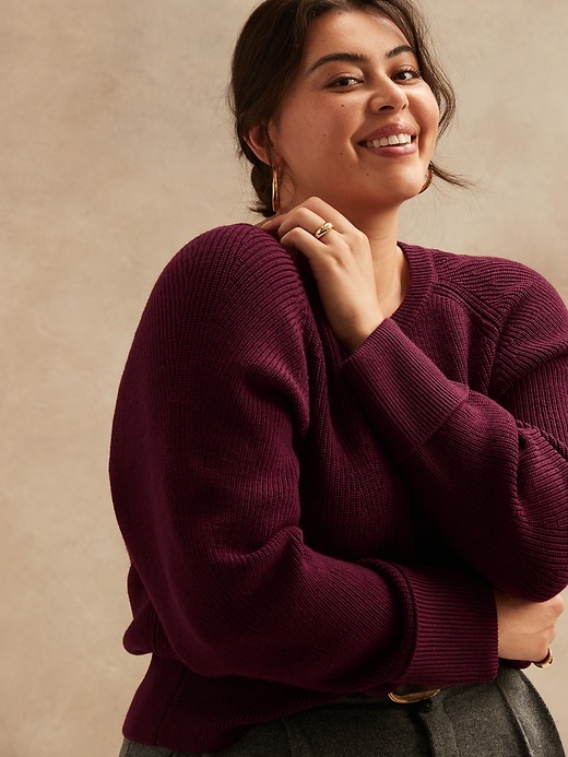Image number 6 showing, Ribbed Sweater in Responsible Wool
