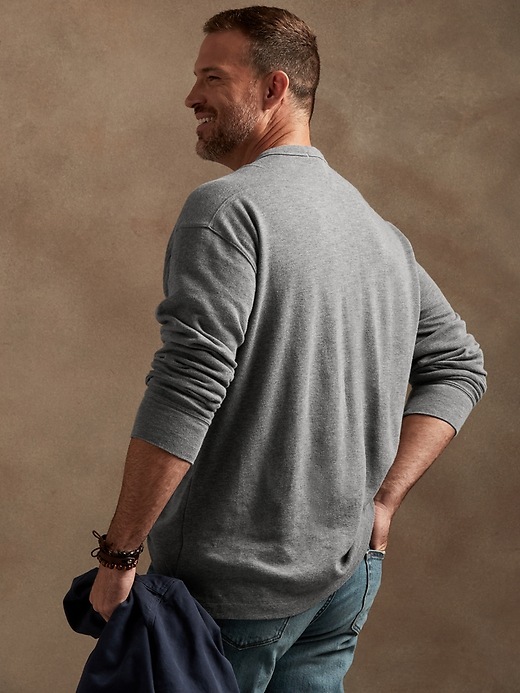 Image number 2 showing, Double-Knit Henley