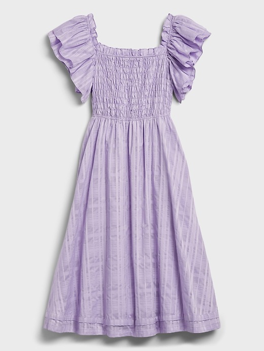 Image number 4 showing, Smocked Ruffle Midi Dress