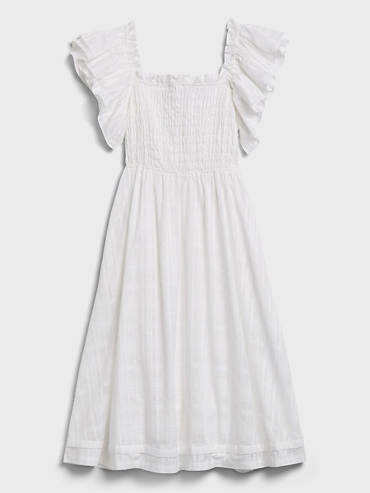 Image number 7 showing, Smocked Ruffle Midi Dress