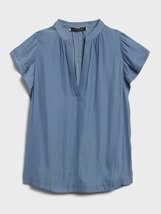 Image number 4 showing, Ruffle-Sleeve Top