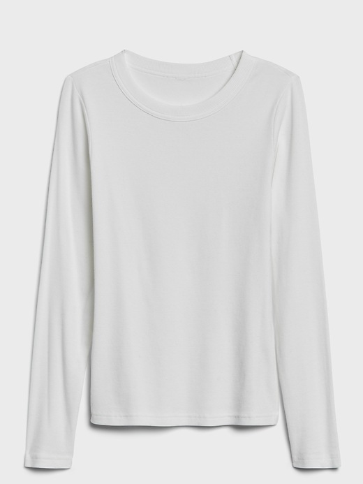 Image number 4 showing, Ribbed Crew-Neck T-Shirt