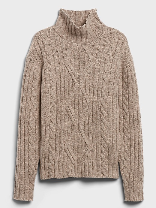 Image number 4 showing, Italian Wool-Blend Turtleneck Sweater