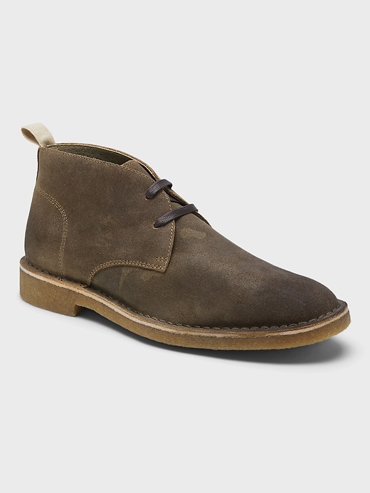 Banana Republic Brendt Leather Chukka Boot with Crepe Sole. 1