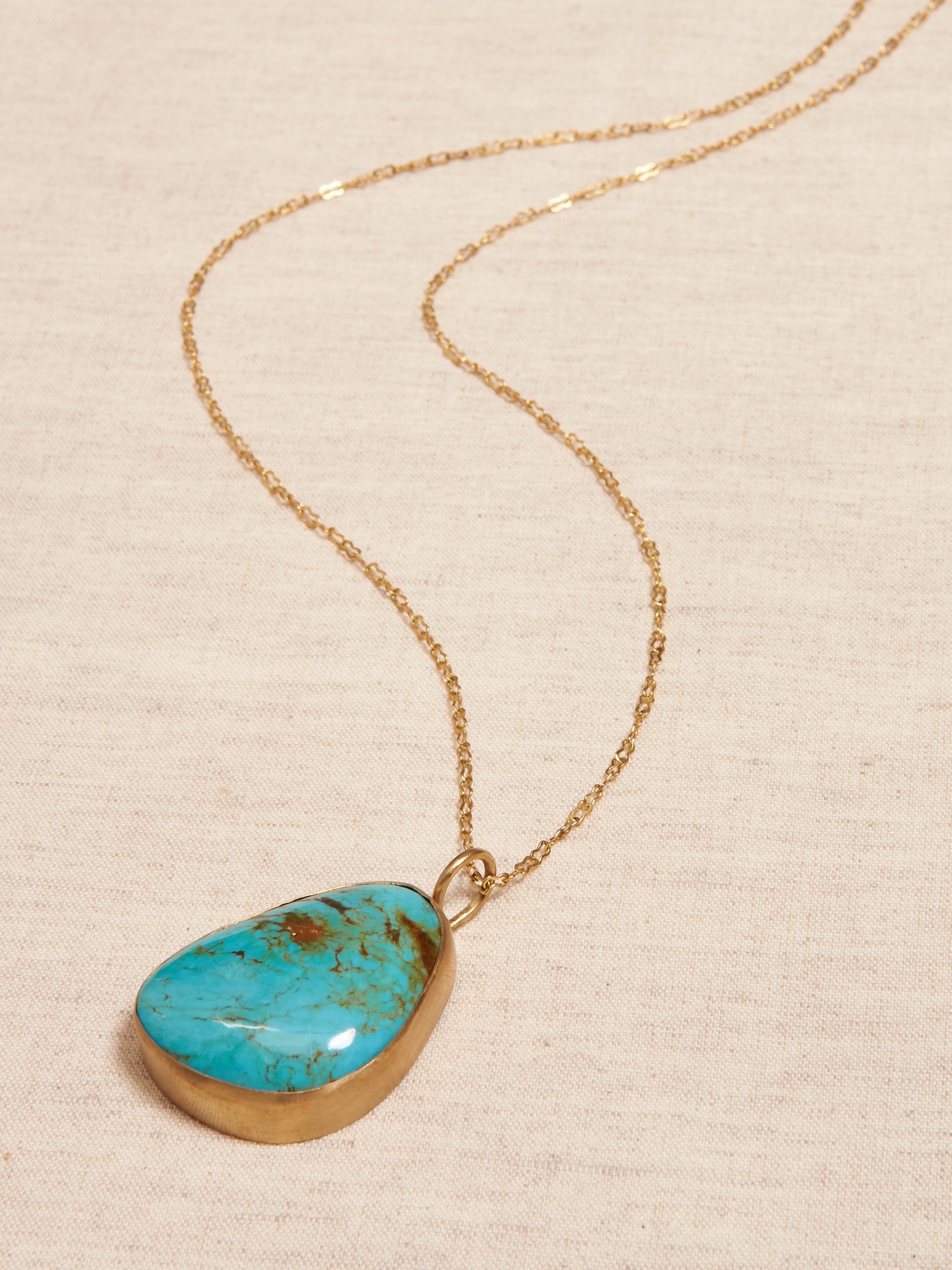Aureus + Argent | Sonora Turquoise Pendant Necklace - 500075707793 - Jewelry TURQUOISE COLLECTION: Turquoise, a treasured stone sku 500075707793
