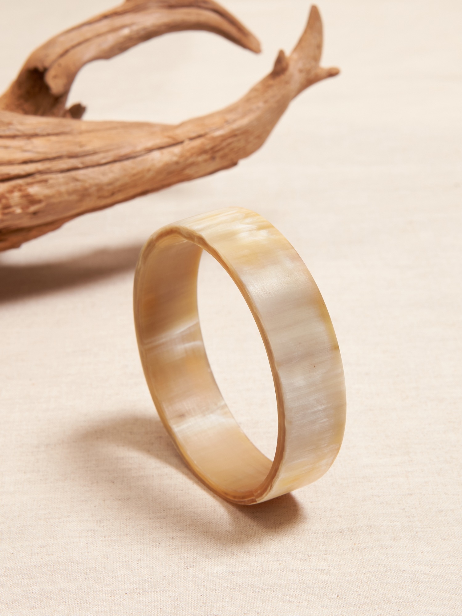 Aureus + Argent | Horn Bangle