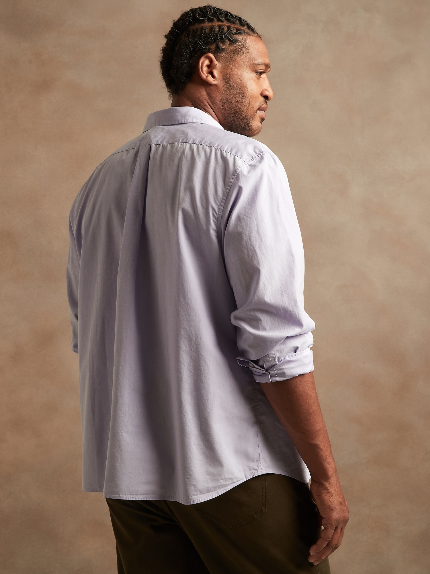Untucked Standard-Fit Perfect Poplin Shirt