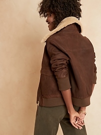 banana republic aviator jacket