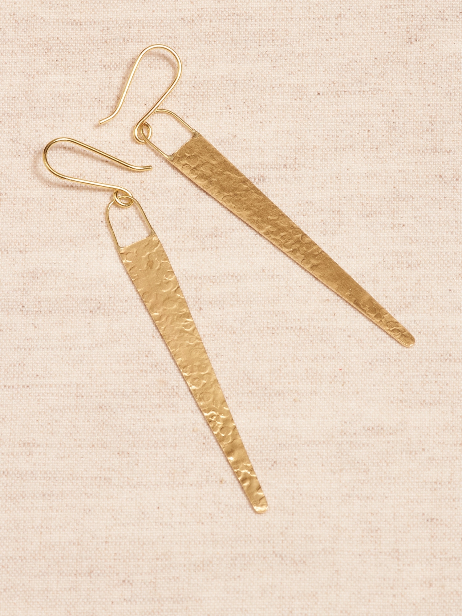 Aureus + Argent | Arta Brass Long Earrings