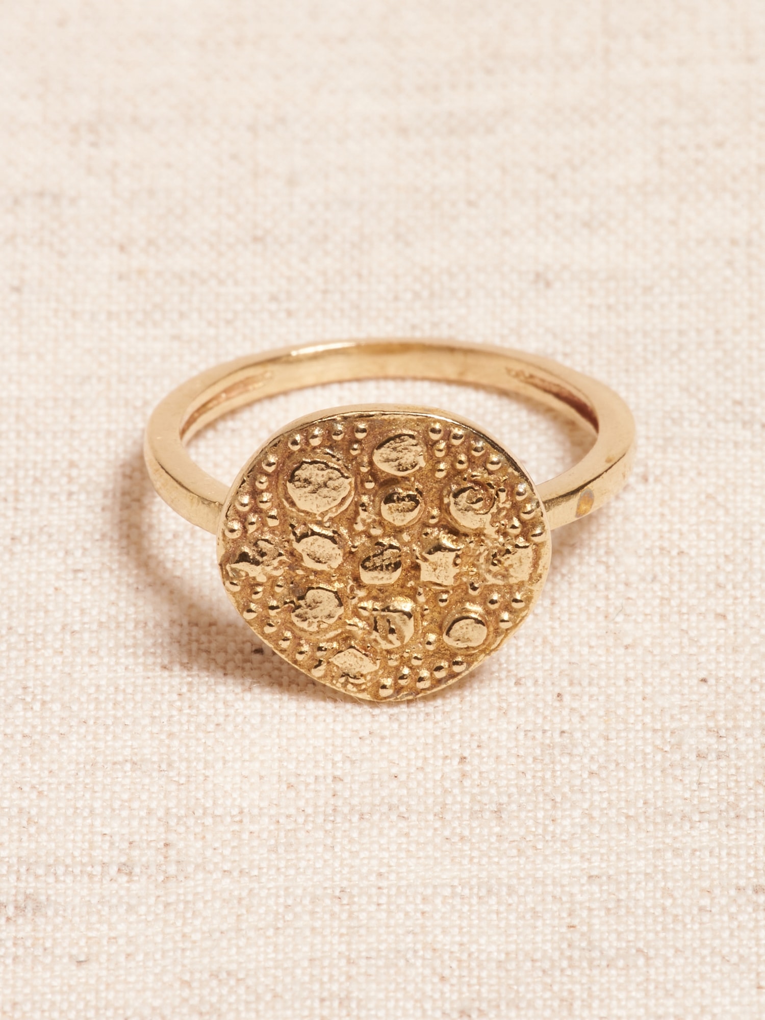 Aureus + Argent | Surface Of The Moon Ring