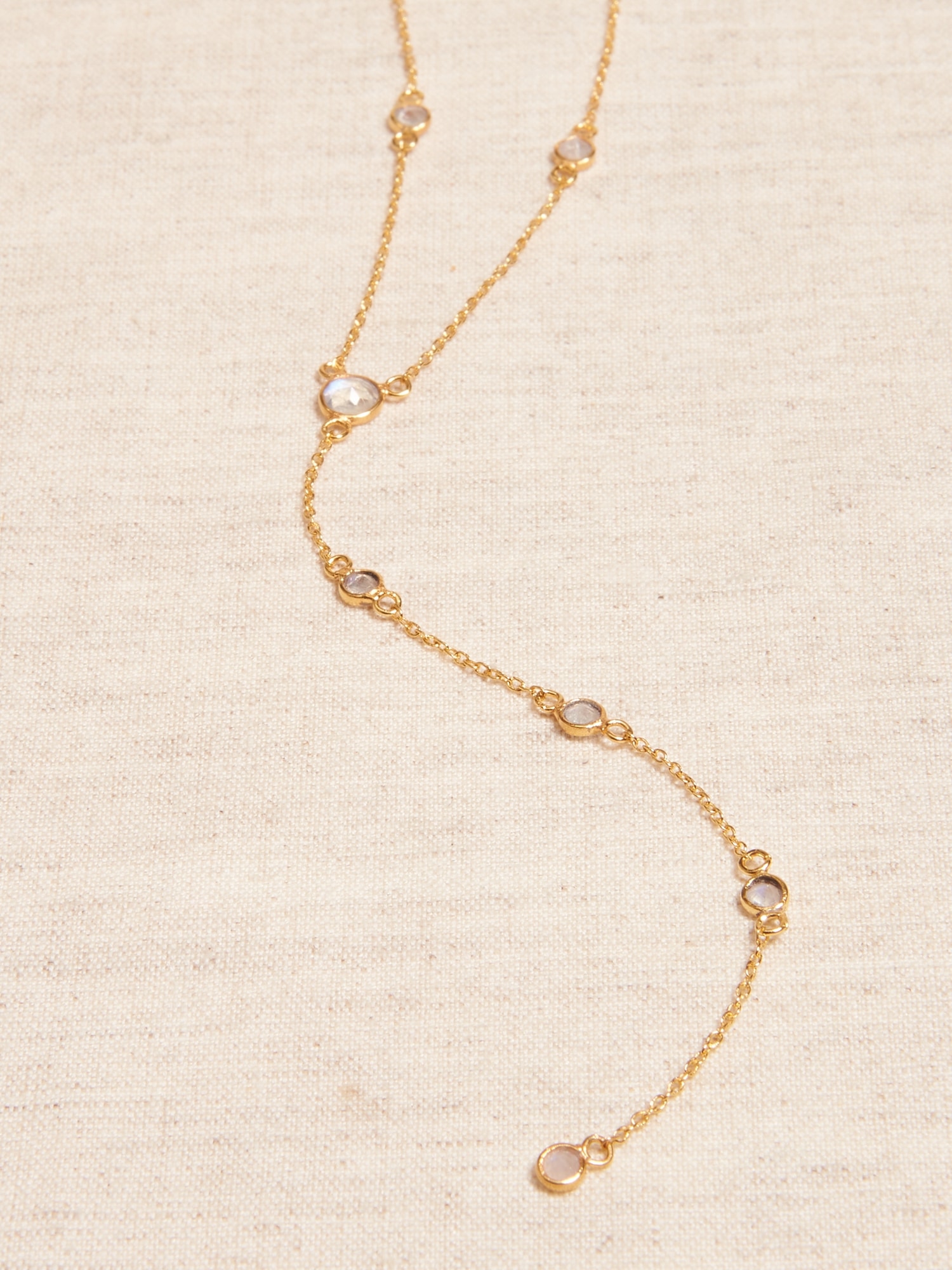 Aureus + Argent | Delicate Stone Y Necklace - 500075707779 - Jewelry ECLECTIC STONE COLLECTION: The earth is full of fa sku 500075707779