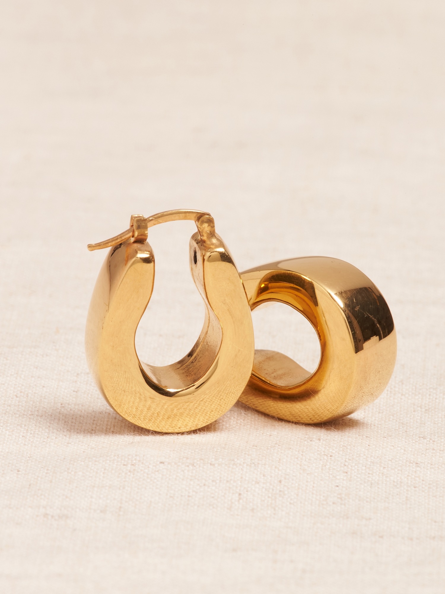 Aureus + Argent | Ravena Horseshoe Hoop Earrings - 500075692198 - Jewelry RAVENA COLLECTION: Hand crafted by Italian artisan sku 500075692198