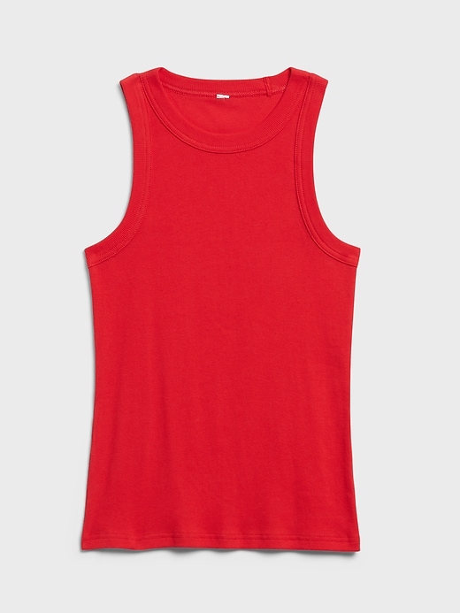 Fitted Ribbed Tank | Banana Republic