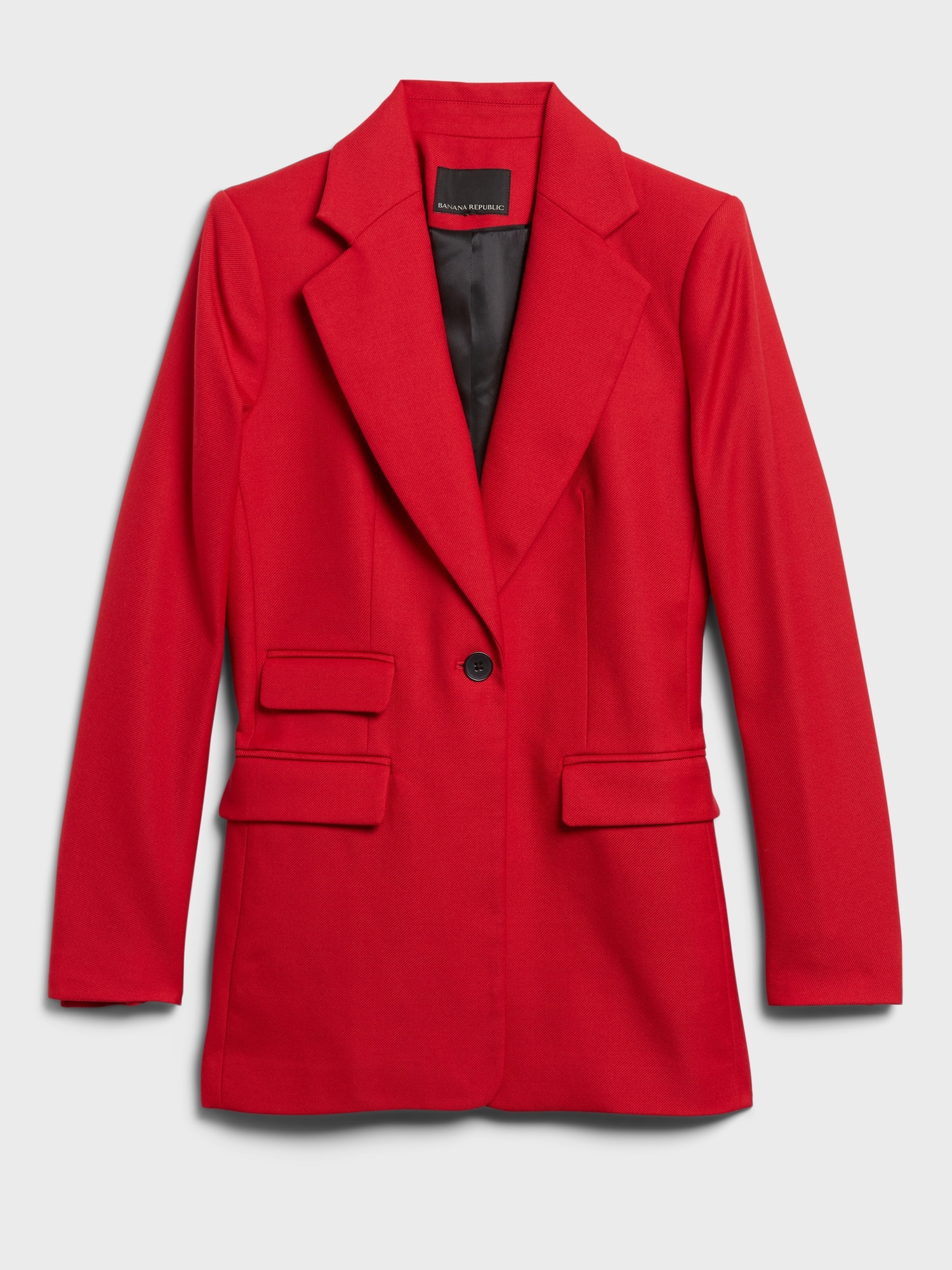 Sculpted Wool Blazer Banana Republic