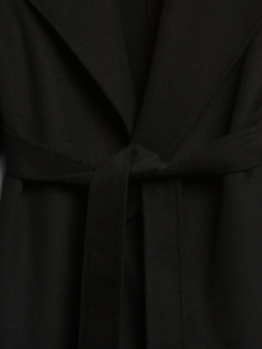 Image number 6 showing, Double-Faced Wrap Coat