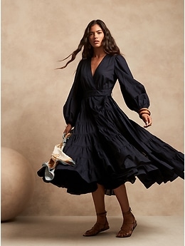 long dresses banana republic