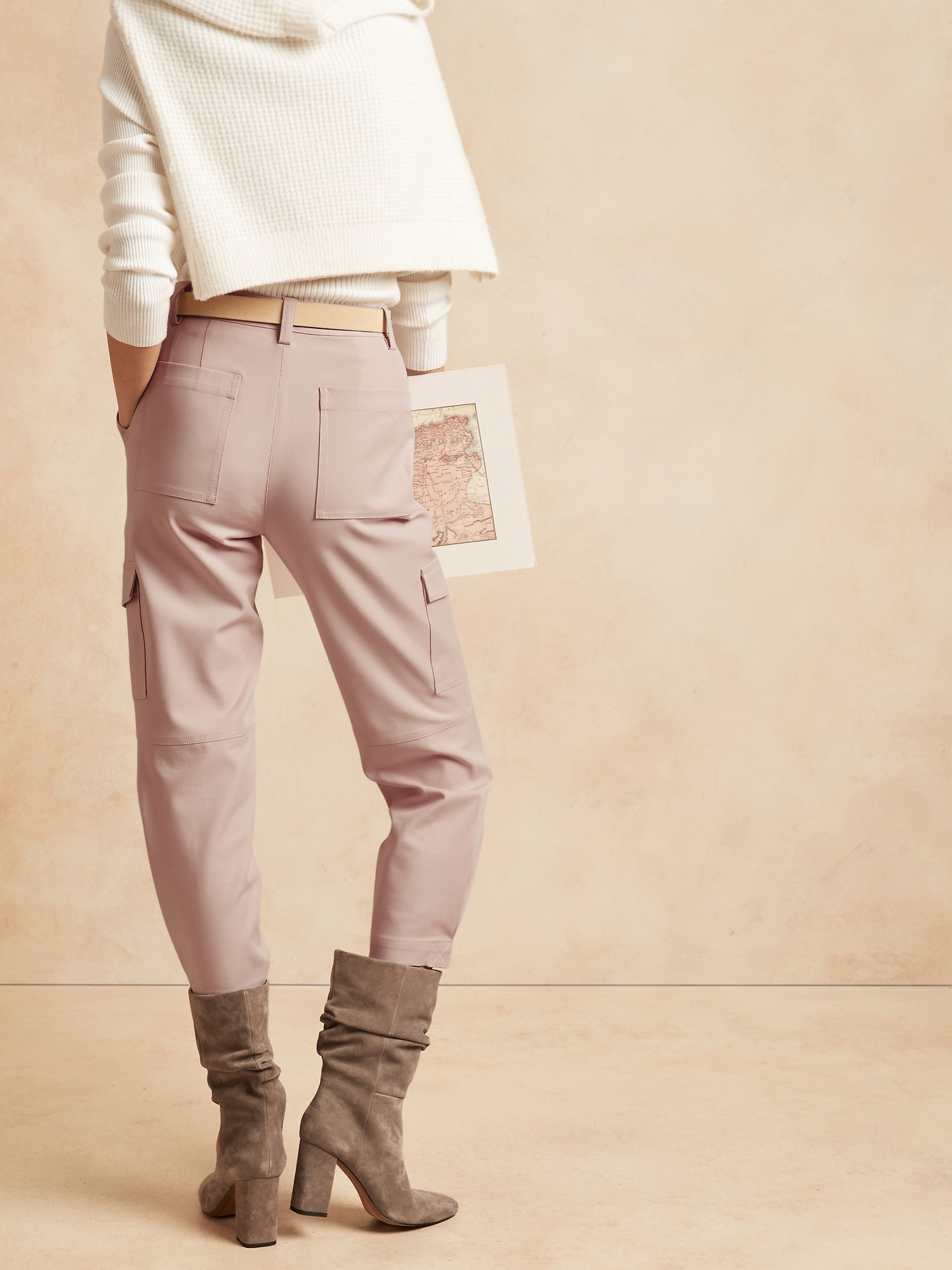 High Rise Tapered Cargo Pant Banana Republic