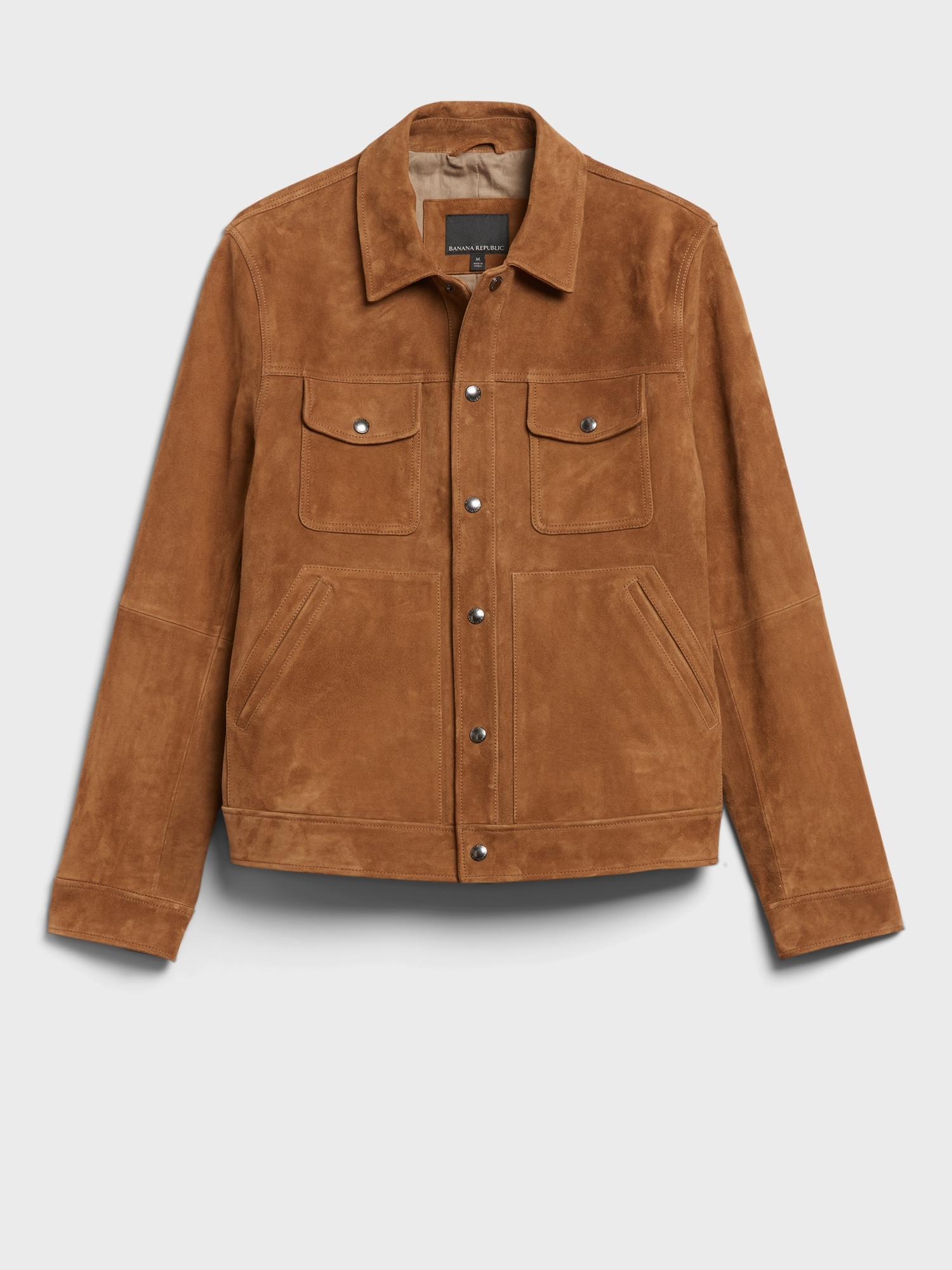 Heritage Suede Trucker Jacket | Banana Republic